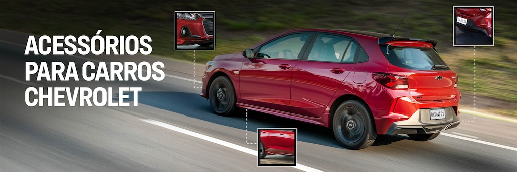 Na Absoluta você encontra acessórios originais Chevrolet para personalizar o seu carro!