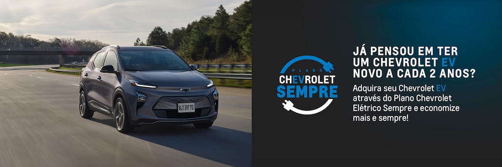 Com Chevrolet Sempre, você pode ter um carro EV a cada 2 anos