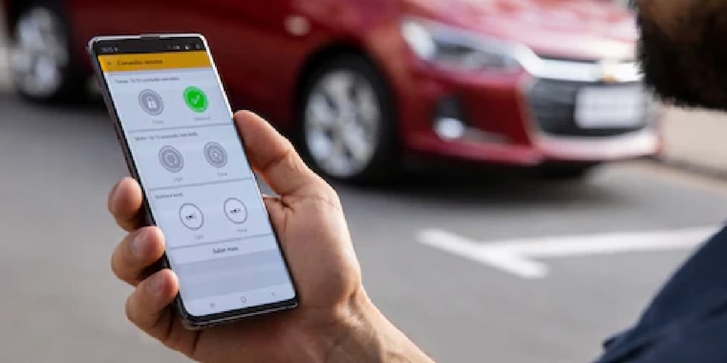 Com o sistema onstar você consegue agendar serviços em uma concessionária Chevrolet.