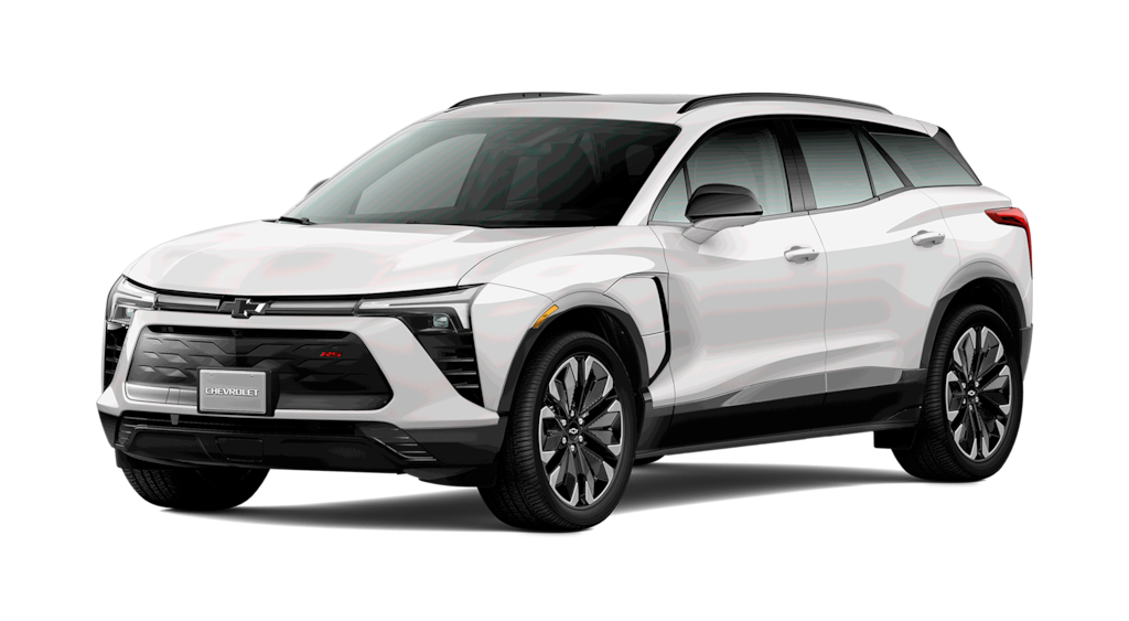 Comprar o novo Blazer EV RS branco abalone na Chevrolet